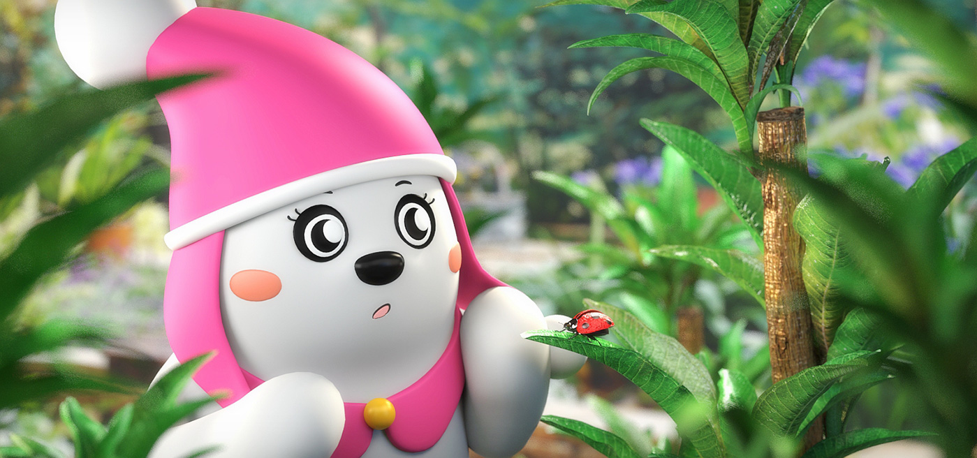 midea空調北極熊吉祥物設計－特寫