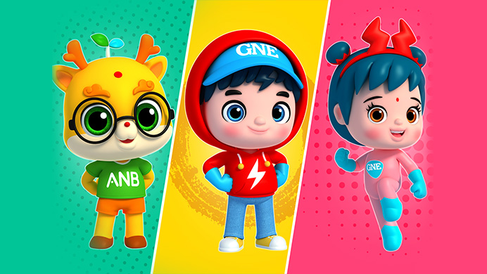 光納教育集團卡通形象設計