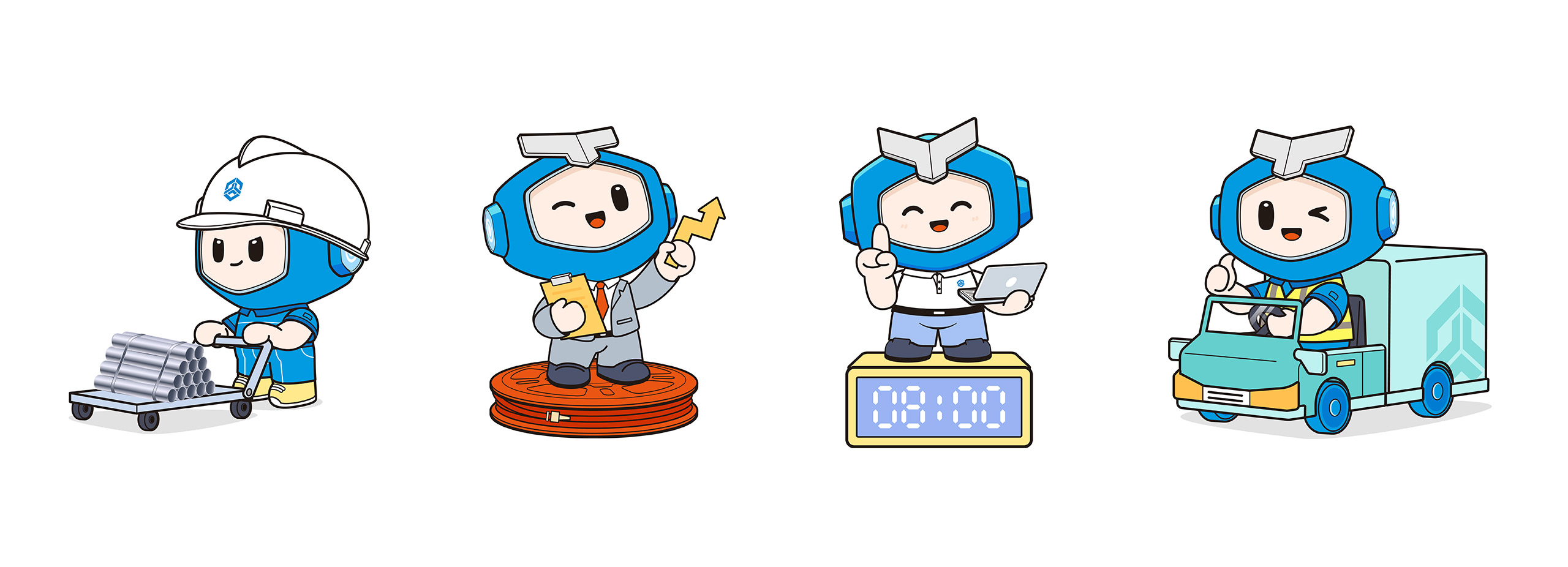 小助吉祥物主題盲盒公仔設計